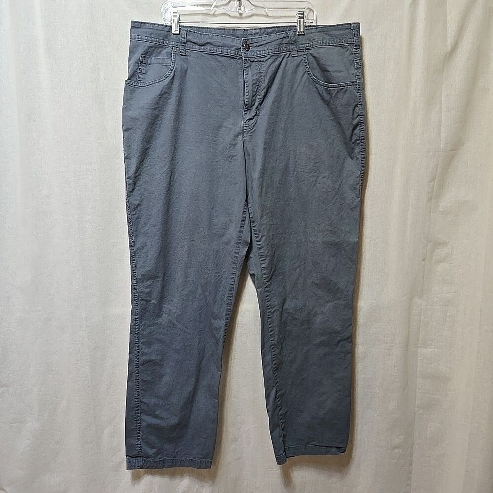 Columbia Gray Stretch Chino Men’s 40x32 Regular Fit Straight Leg Fishing Pants